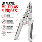 Alicate 11 em 1 – Corta, Crimpa, Decapa e Muito Mais
