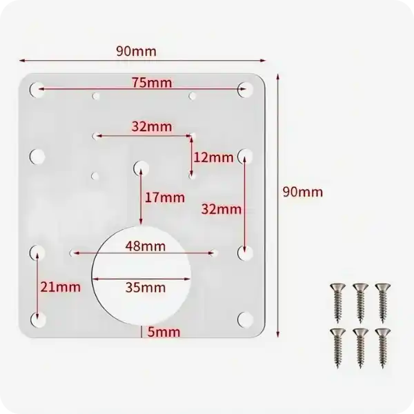 Kit de Placas de Reparo de Dobradiças [Compre 1 Leve 2]
