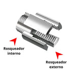 Rosqueador Pro PVC™ 2 em 1 - Interno e Externo