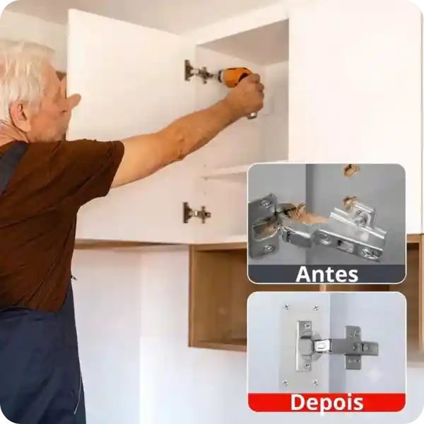 Kit de Placas de Reparo de Dobradiças [Compre 1 Leve 2]